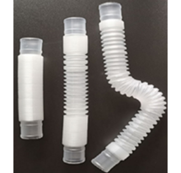 Y-type tee adapter from 15mm to 22mm plastic joint with corrugated tube